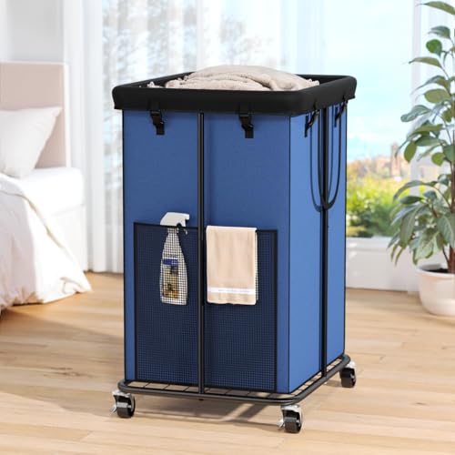 Laundry Hamper with Wheels (99.68 Ounce)