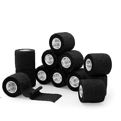 Self Adherent Cohesive Bandages Wrap 12Packs 2" x 5 Yards (12 Count)