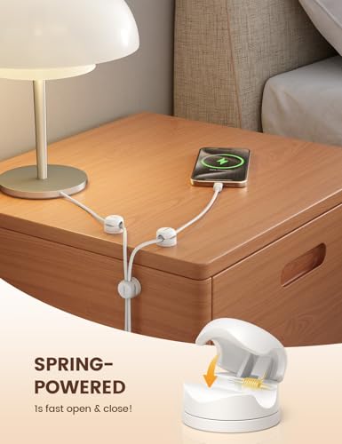 6 Pack Rotatable Cord Organizer (6 Count)