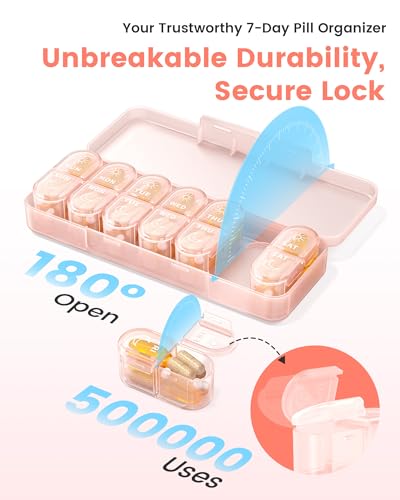 Weekly Pill Organizer 2 Times a Day
