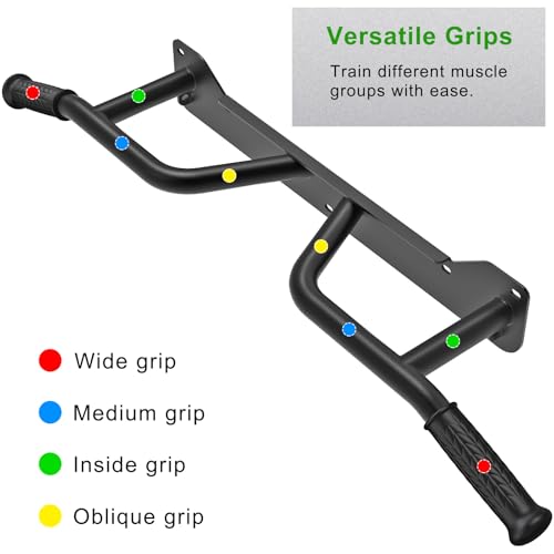 Pull Up Bar Wall Mount Heavy Duty Steel Joist Mount Chin Up Bar