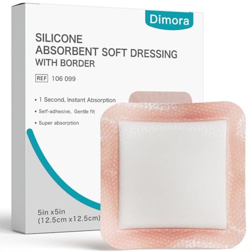 Silicone Super Absorbent Wound Dressings (10 Count)