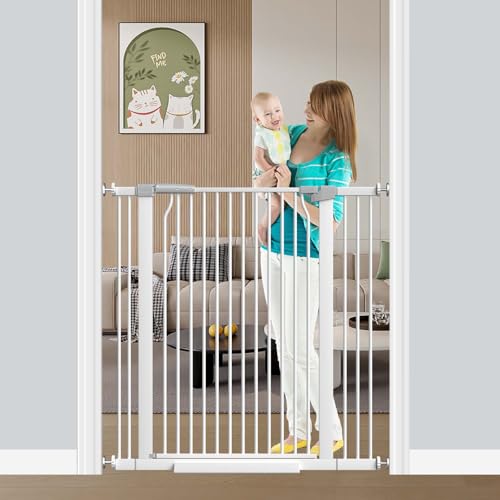 40.5" Tall Baby Gate for Stairs 29.5"