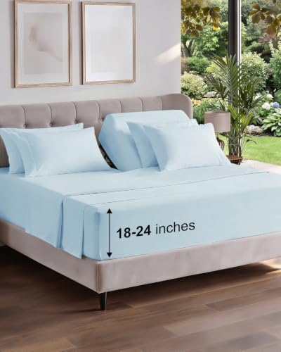Extra Deep Flex Top Split Head King Sheet Set