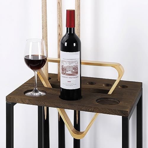 Pool Stick Holder Pool Cue Rack Wood Billiard Stick Holder Holds 6 Cues