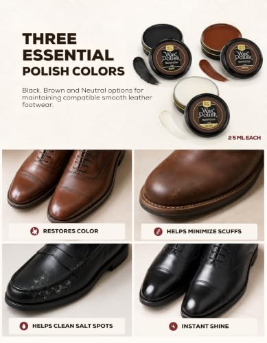 Stone & Clark 12PC Shoe Polish & Care Kit