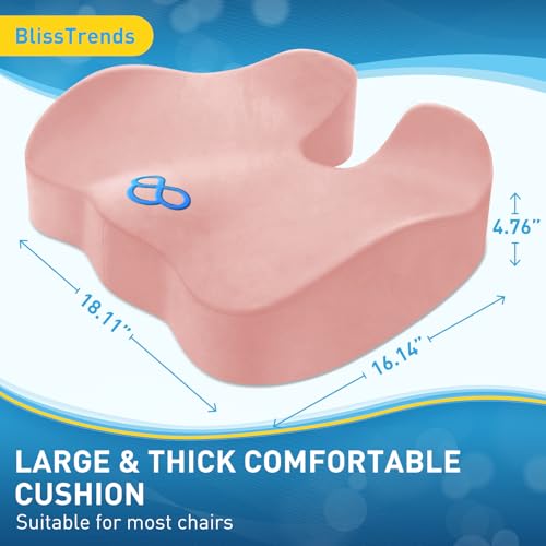 Memory Foam Seat Cushion for Office Chair & Car Seat