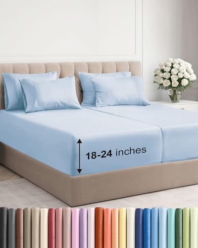 Extra Deep Split King Sheet Set