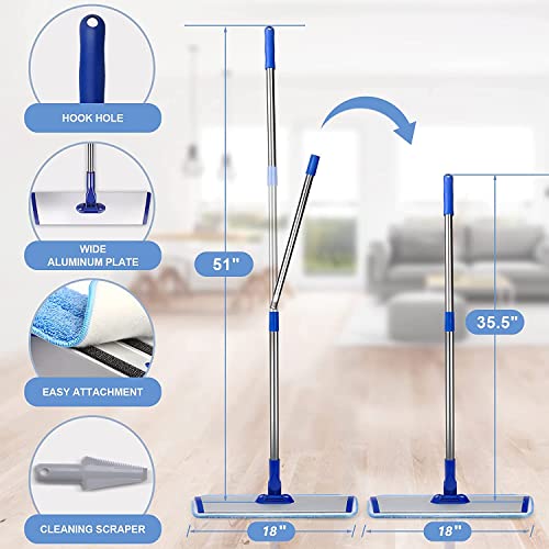 18" Professional Microfiber Mop Floor Cleaning mop