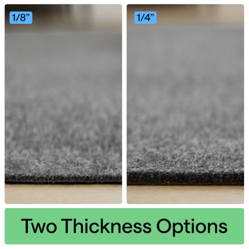 Felt Rug Pad for Hardwood Floors with Rubber Backing (20 Sq Ft)