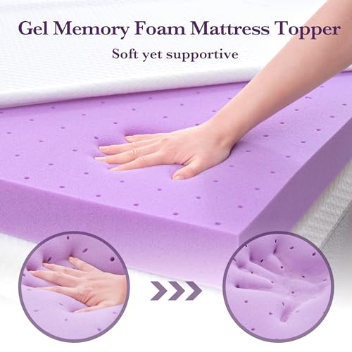 2 Inch Gel Memory Foam Mattress Topper