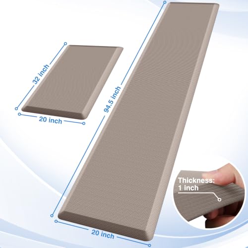 1 Inch Kitchen Mats for Floor (2 Count)