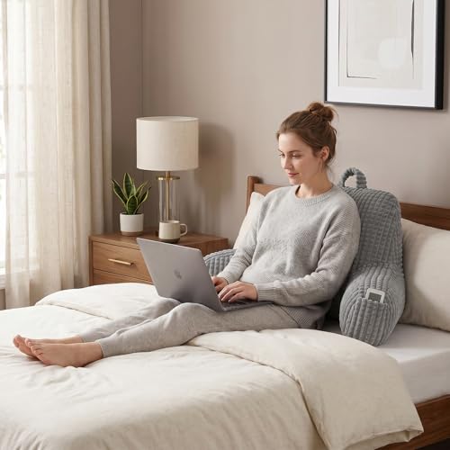 Reading Pillow with Arms for Bed Sitting