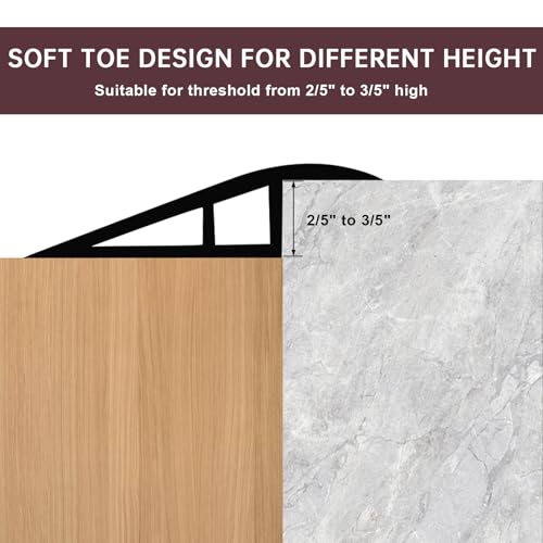 Vinyl Floor Transition Strip Self Adhesive Door Threshold Strip (10 Foot)