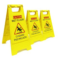 3 Pack Caution wet floor sign (3 Count)