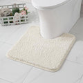 Ivory Toilet Bathroom Rug U
