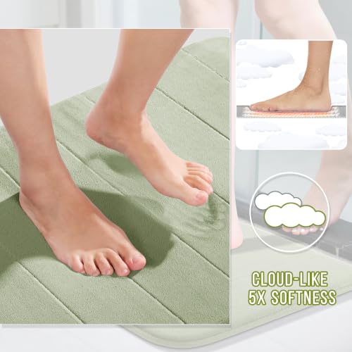 Memory Foam Toilet Bath Mat U (100 Sq Ft)