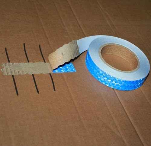 Industrial Reflective Tape Blue Outdoor Waterproof 1 inch
