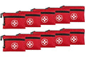 2-in-1 10 Pack Camping First Aid Kit for Travel & Car (10 Count)