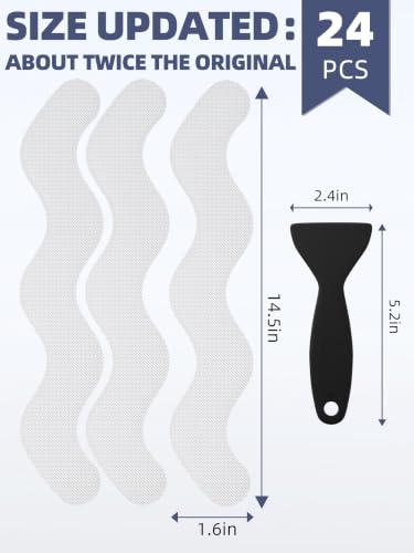 Patented Anti Slip Shower Stickers (24 Count)