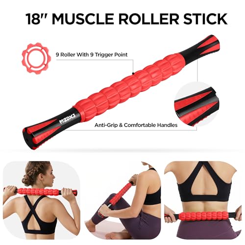 Muscle Roller & Massage Roller Stick for Athletes