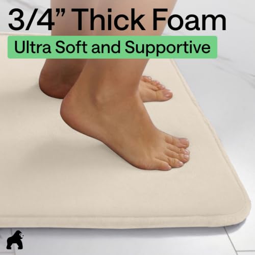 Memory Foam Bath Rug for Bathroom