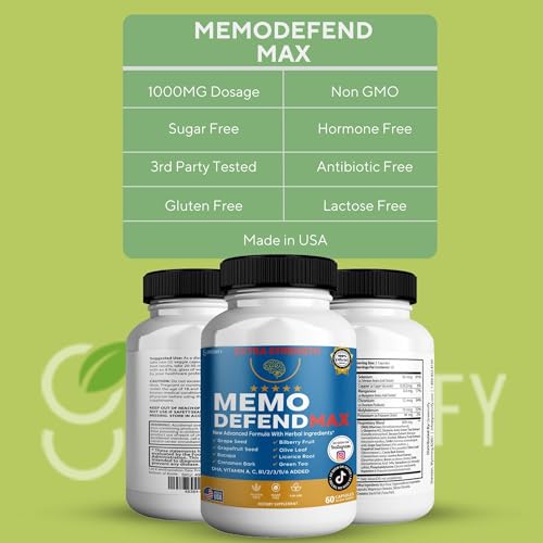 Memo Defend Max Memory Support Supplement (60 Count)