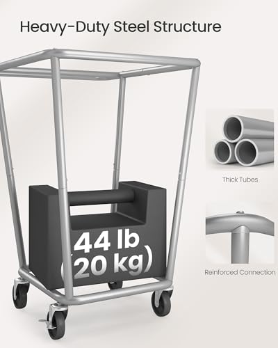 Laundry Basket with Wheels