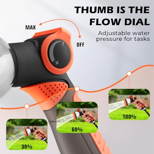 Garden Hose Nozzle High Pressure Leak Proof Spray Water Hose Nozzle Sprayer