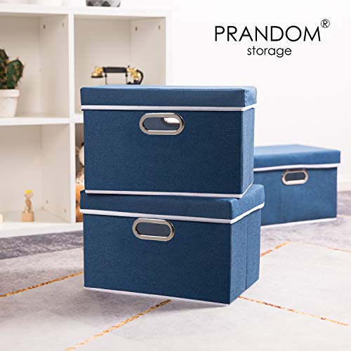 Collapsible Storage Bin with Lid [3 (3 Count)