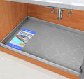 Waterproof Under Sink Mat 31" x 19" Silicone Mat Cabinet Protector