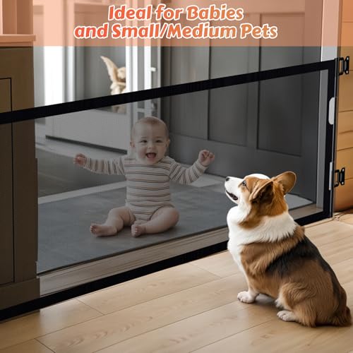 24" Tall Retractable Baby Gates to Step Over