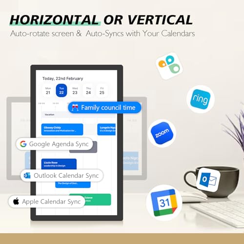 15.6 to 27 inch Touchscreen Digital Calendar & Wall Planners