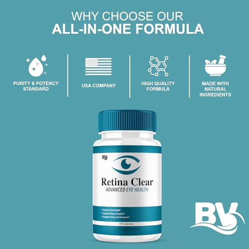 Retina Clear Advanced Eye Support Health Supplement (300 Count)
