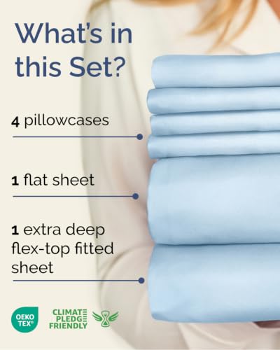 Flex Top Split Head King 6 Piece Sheet Set