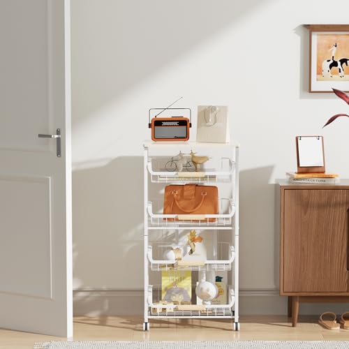 5 Layer Fruit Basket Kitchen Food Storage Organizer and Storage Rack