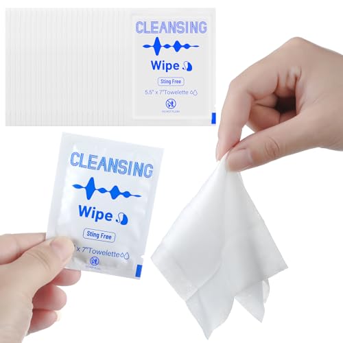 200 Count Hearing Aid Wipes Individually Wrapped Cleaning Towelettes Phone Cleaning Wipes Laptop Cleaner Wipes for Earwax Earbuds Sweat Earmold Earplugs in Ear Monitors Clean Removal