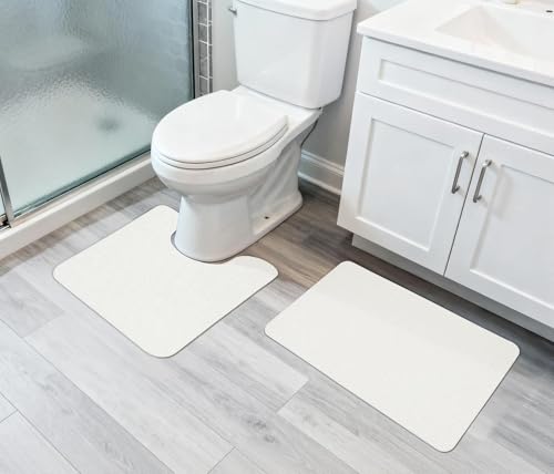Bath Mat Set 2 Pieces (6.3826 Sq Ft)