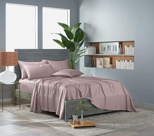 Twin Sheets Genuine 100% Organic Viscose Derived from Bamboo Bed Sheet Set (3 Piece Set)