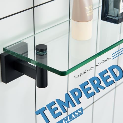 Bathroom Shelves Glass Floating Shelf 20