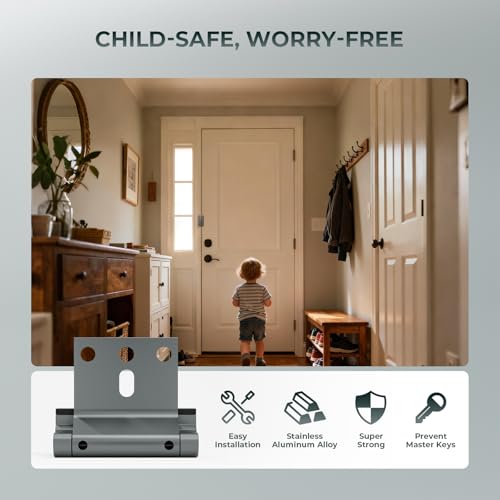 Home Security Door Reinforcement Lock (6 Count)