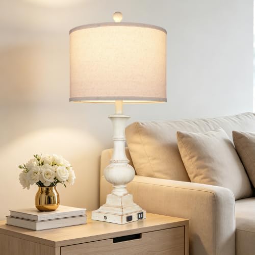 26" Tall Farmhouse Table Lamp for Living Room