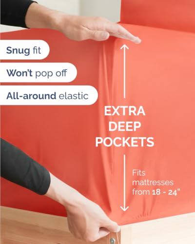 Extra Deep Flex Top Split Head King Sheet Set