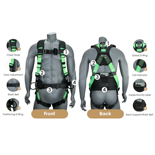 Demon Fall Protection Comfortable Safety Harness