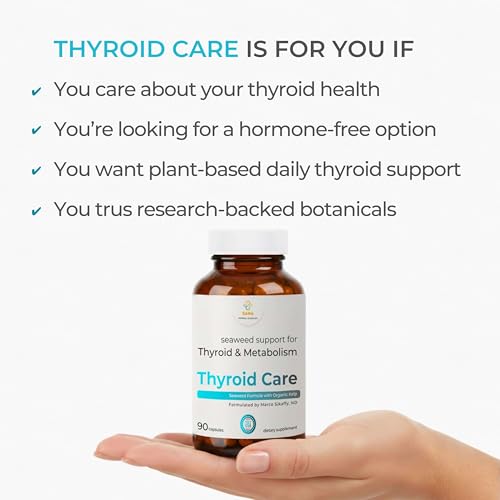 Thyroid Support Supplement for Women & Men (90 Count)