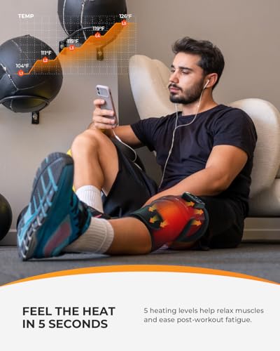 Red Light Therapy Knee Massager with Heat