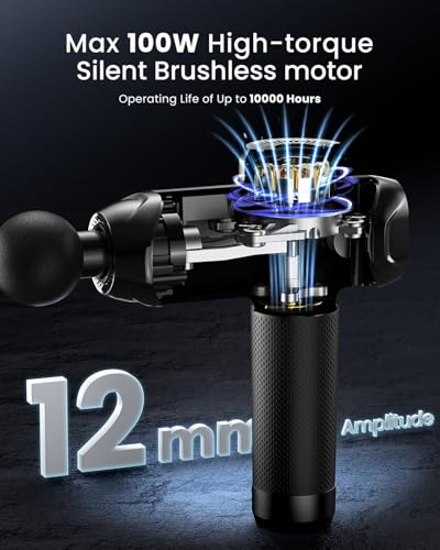 Power+ Thermacool Massage Gun with Heat and Cold Head