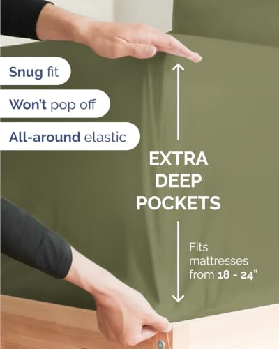 Extra Deep Flex Top Split Head King Sheet Set