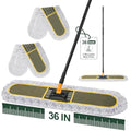 36" Commercial Dust Mop for Floor Cleaning with 1 Refill (2 Count)
