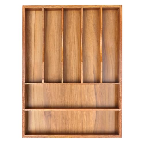 Bamboo Silverware Organizer